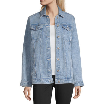 Arizona Lightweight Denim Jacket-Juniors, Color: Lt Solar - JCPenney