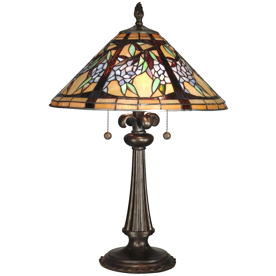 Dale Tiffany Floral Branch Table Lamp
