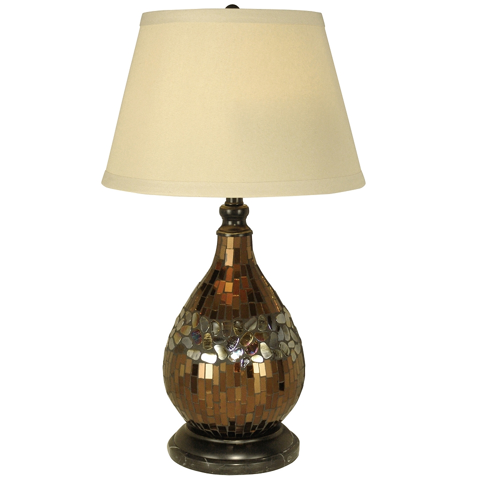 Dale Tiffany Mosaic Glass Dome Table Lamp