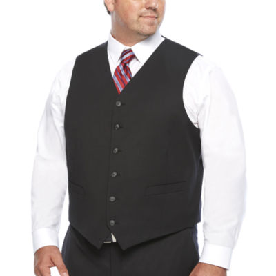 Stafford Travel Wool Blend Stretch Suit Vests Big and Tall