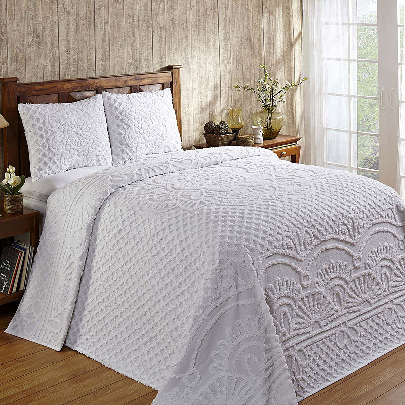 Trevor Bedding Set, Full, White