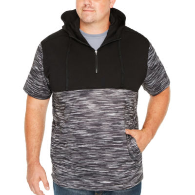 big and tall short sleeve hoodie