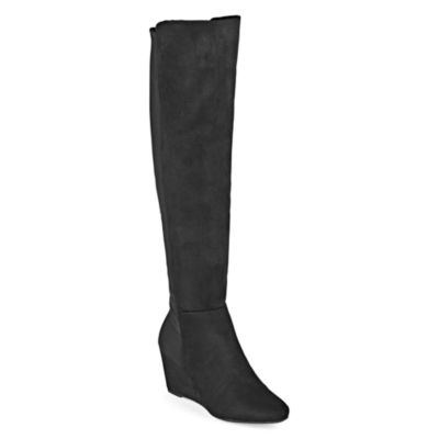 jcpenney black over the knee boots