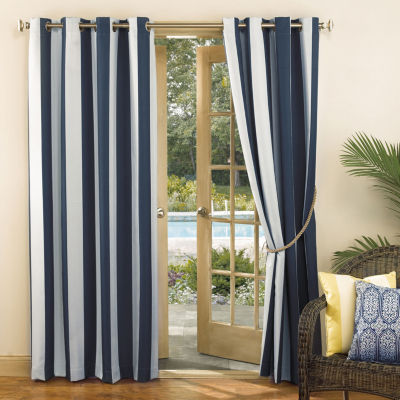 Sun Zero Valencia Cabana Stripe Indoor Outdoor Uv Protectant