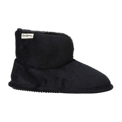 dearfoam black bootie slippers