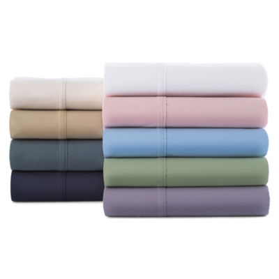 jcp home™ 300tc Easy Balance Solid Sheet Set