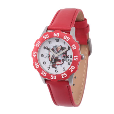 boys leather strap watch