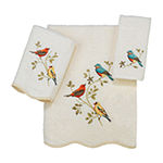 Avanti Premier Songbirds Floral Bath Towel Collection