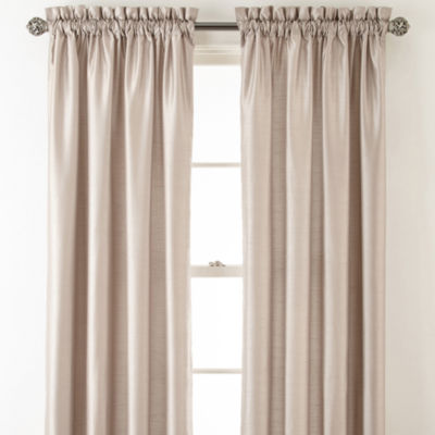 Royal Velvet® Plaza Thermal Interlined Rod-Pocket Curtain Panel - JCPenney