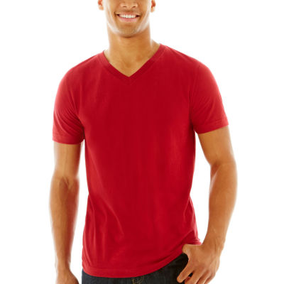 Arizona Mens V Neck Short Sleeve T-Shirt