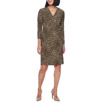 animal print dress jcpenney