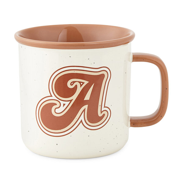 Home Expressions Modern Retro Monogram Coffee Mug