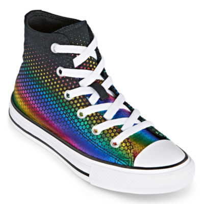 converse rainbow kids