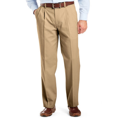 dockers men's easy classic pleated fit khaki stretch pants