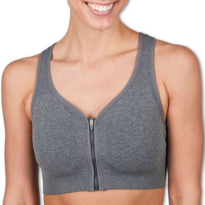 jockey sports bra front zip