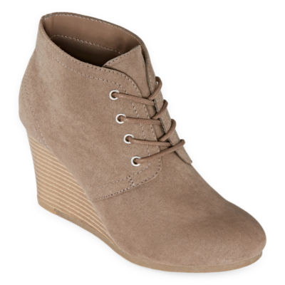 Arizona Womens Lawrence Booties Wedge Heel