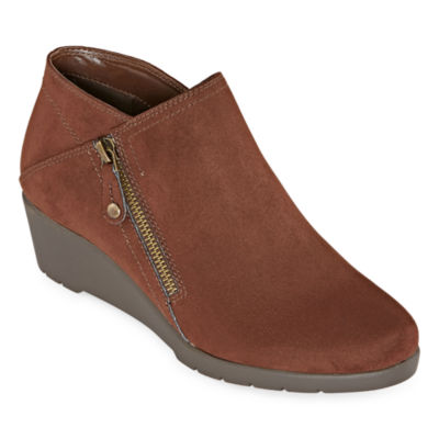 jcpenney wedge booties