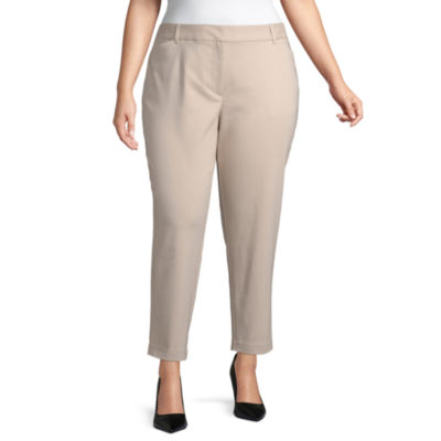 jcpenney plus size khaki pants