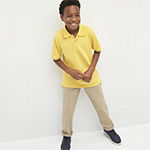 Thereabouts Pique Little & Big Boys Short Sleeve Moisture Wicking Polo Shirt
