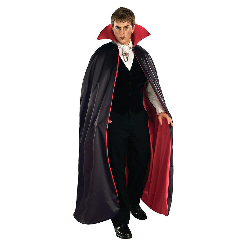 Buyseasons Reversible Deluxe Lined Vampire Cape (Red/Black)