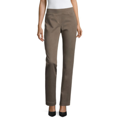 Liz Claiborne Skinny Fit Woven Pull On Pants JCPenney