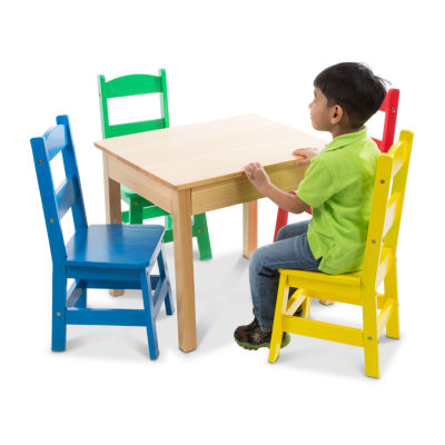 melissa and doug table and 4 chairs