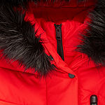 Xersion Wind Resistant Water Resistant Heavyweight Belted Puffer Jacket