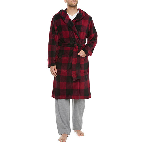 St. John's Bay Soft Touch Mens Long Sleeve Robe - Big Sizes