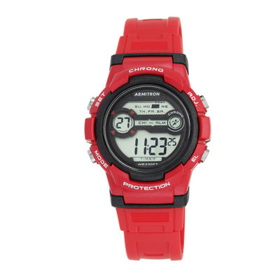 armitron red watch