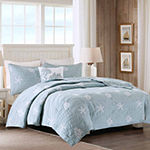Harbor House Seaside 4-pc. Embroidered Coverlet Set