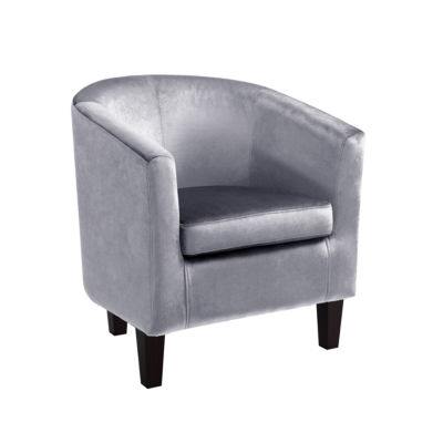Antonio Velvet Barrel Chair JCPenney