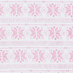 Trend Lab Pink Fair Isle Crib Sheet
