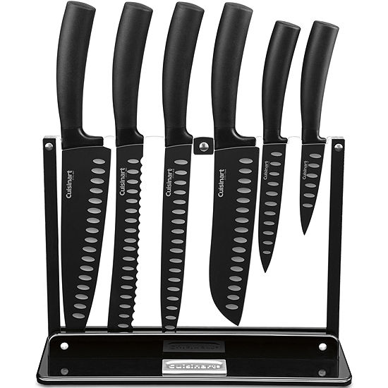 cuisinart matte black knife set