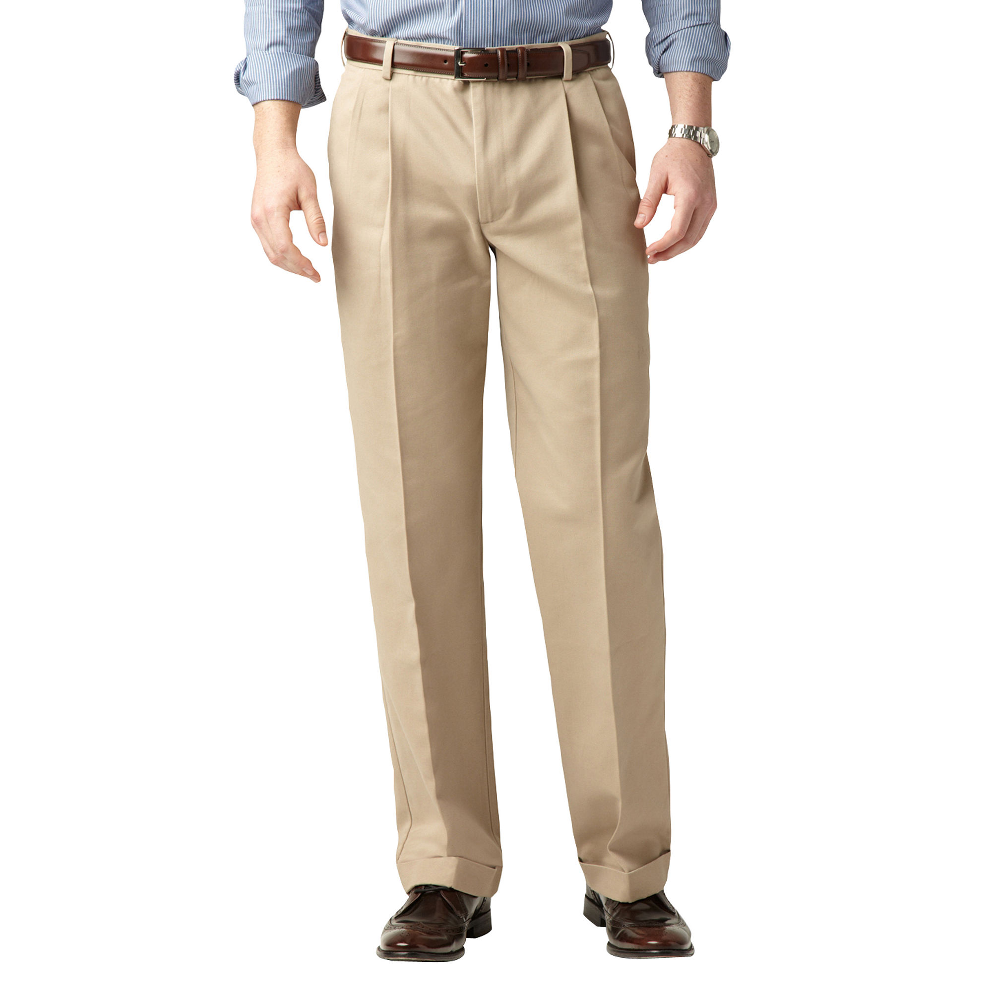 Dockers Comfort Waist Classic-Fit Pleated Pants | Shop Your Way: Online ...