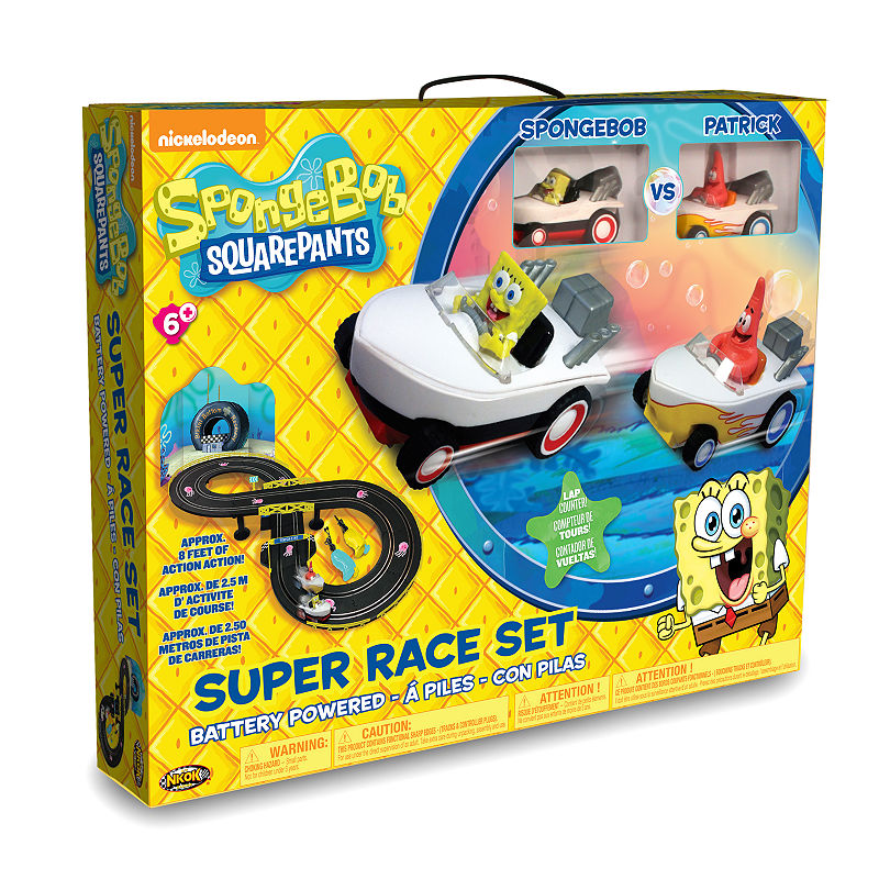 NKOK Spongebob Hot Rod Slot Race Set