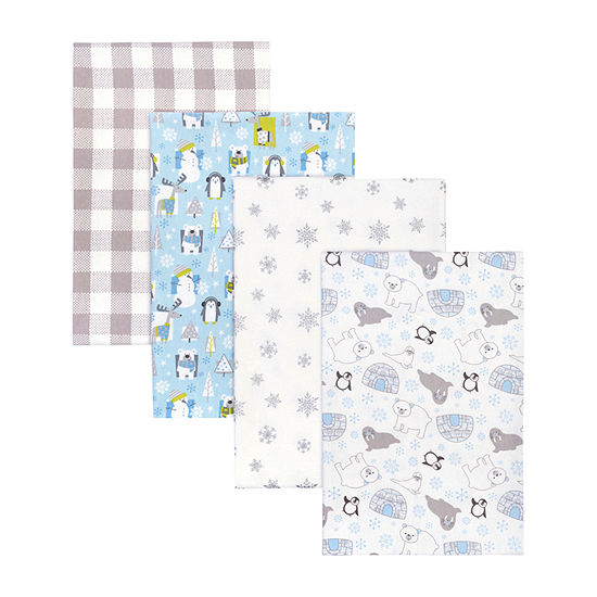 Trend Lab Igloo Pals 4-pc. Receiving Blanket