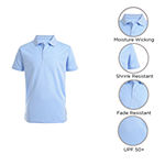 IZOD Performance Mesh Boys 2-pc. Short Sleeve Wrinkle Resistant Moisture Wicking Polo Shirt