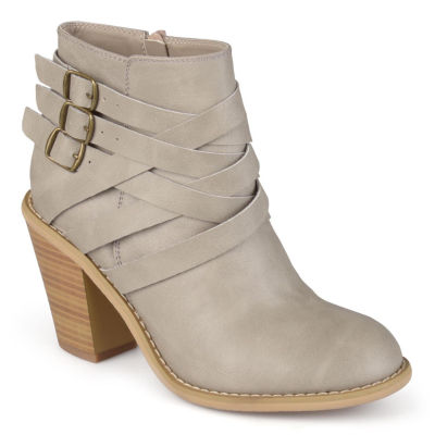 journee collection strap bootie