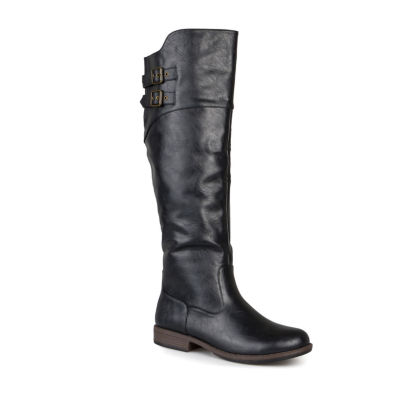Journee Collection Tori DoubleBuckle KneeHigh Riding BootsJCPenney