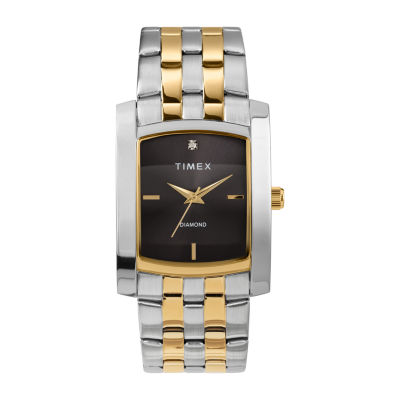 timex rectangular watch mens