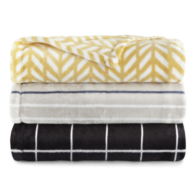 Home Expressions Velvet Plush Print Throw JCPenney