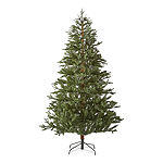 North Pole Trading Co. 7 Foot Conway Fir LED Pre-Lit Christmas Tree