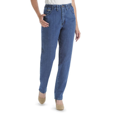 women's lee side elastic jeans