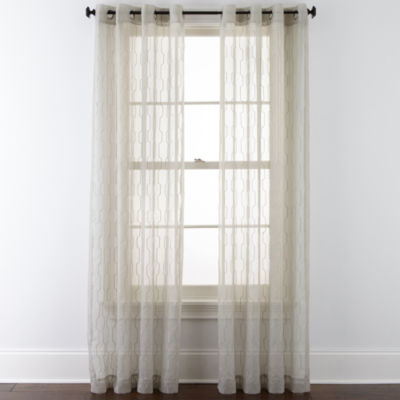 Studio Capsule Grommet Top Sheer Panel Jcpenney