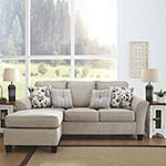Signature Design by Ashley Abney Curved Slope-Arm Sofa