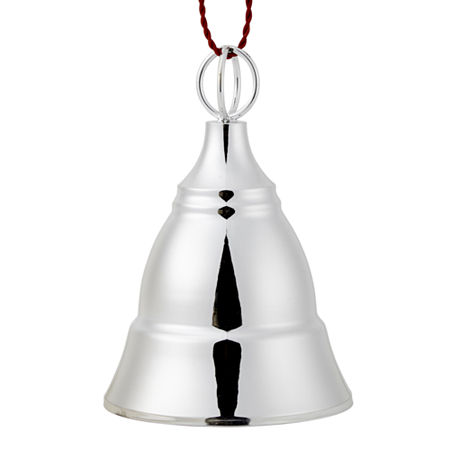 North Pole Trading Co. Yuletide Wonder Silver Bell Christmas Tabletop Decor, One Size , Silver