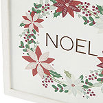 North Pole Trading Co. Yuletide Wonder Noel Wreath Christmas Wall Décor