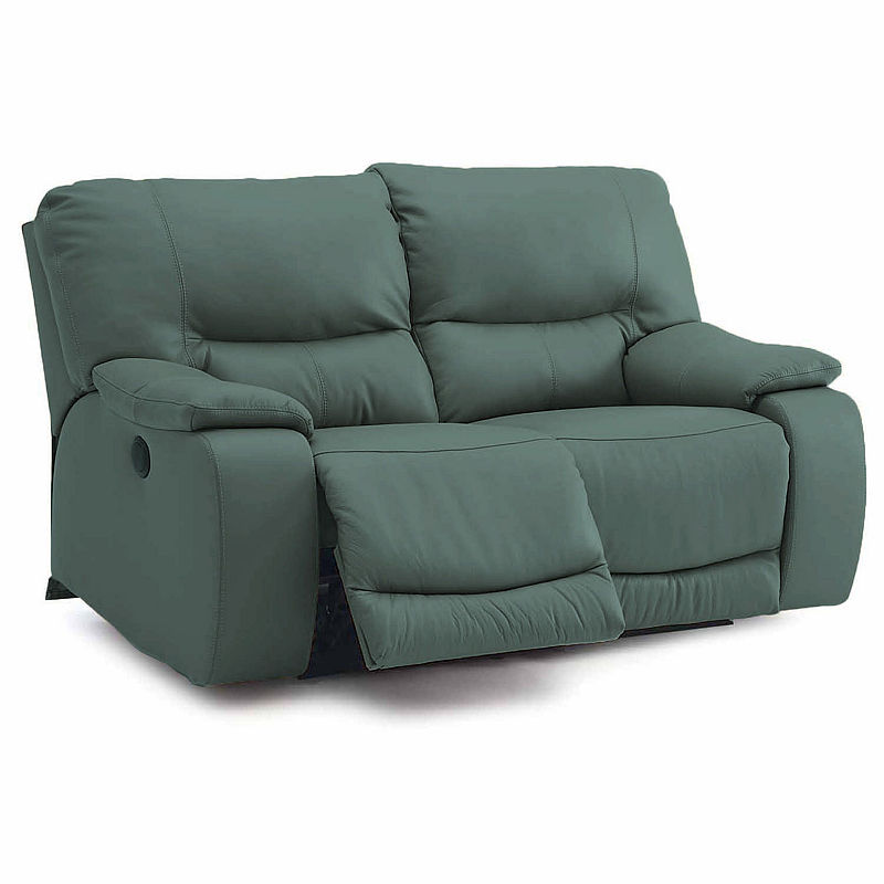 Motion Possibilities Wallace Manual Loveseat, Green