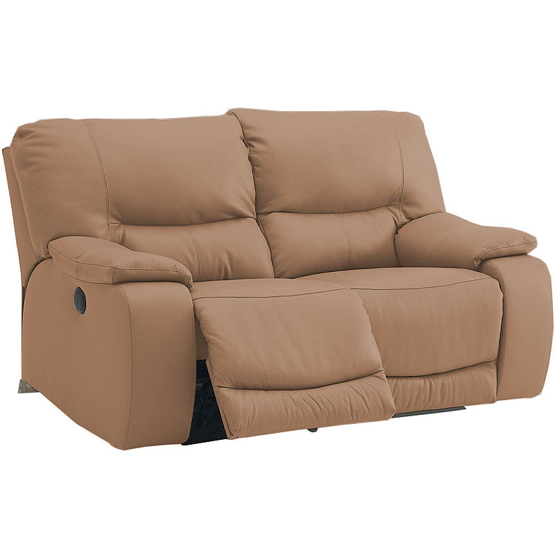 Motion Possibilities Wallace Manual Loveseat, Brown