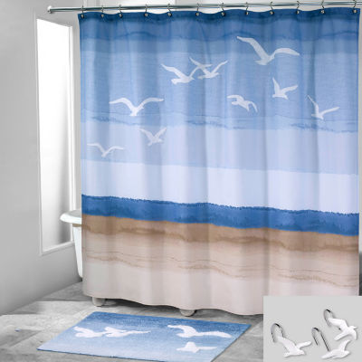 Avanti Seagulls Shower Curtain Set Color Multi Color Jcpenney